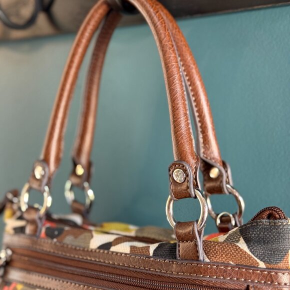 Relic by Fossil Carrie Retro Floral Satchel Bag - Picture 10 of 13